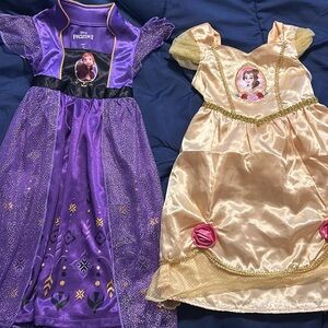 Set of two Disney princess toddler girl nightgowns, size 2 & 2T